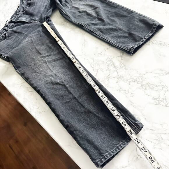 Vince Black Tomboy Jeans Women's Size 27 Straight Cropped Leg 5 Pocket Style - Picture 12 of 14